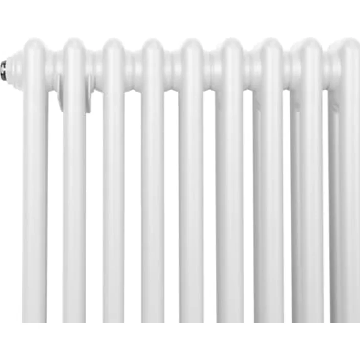 Monster Shop Traditioneller 2-Spalten-Heizkörper 600 x 1192mm | Glänzender Weiß Kohlenstoffstahl | Hohe Wärmeleistung & Leichte Wartung – Bild 3