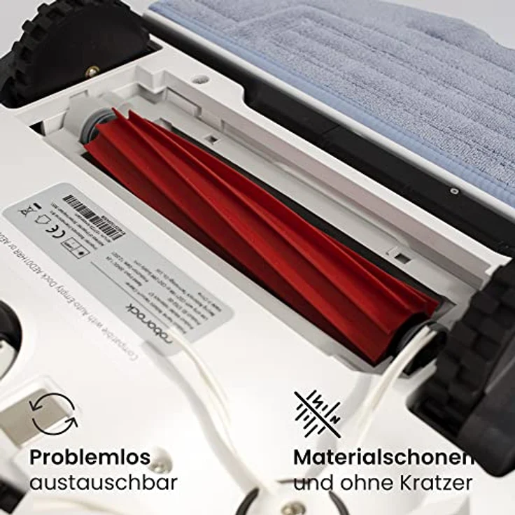 BiOHY Hauptbürste für Roborock S5 & S6 Serie (Einzeln) | S5, S50, S51, S55, S5 Max, S6 Pure & S6 MaxV | Wischroboter Zubehör | Bürste für Fliesen, Parkett, Laminat & PVC | Ersatzteile zum Original – Bild 5