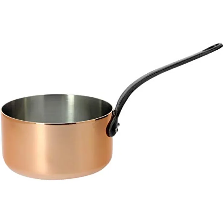 De Buyer 'Inocuivre First Classe'Kochtopf, Kupfer, Edelstahl, mit Schaft aus Stahl, Diamètre 20 cm