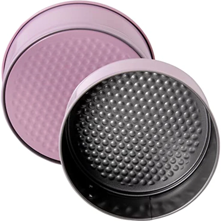 wenco premium Mini-Springform, Rund, Ø 18 cm, Antihaftbeschichtet, Kohlenstoffstahl, Hellrosa (Version 2022) – Bild 5