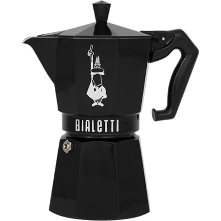 Bialetti Moka Exclusive, Espressokocher für 6 Tassen, schwarz – Bild 2