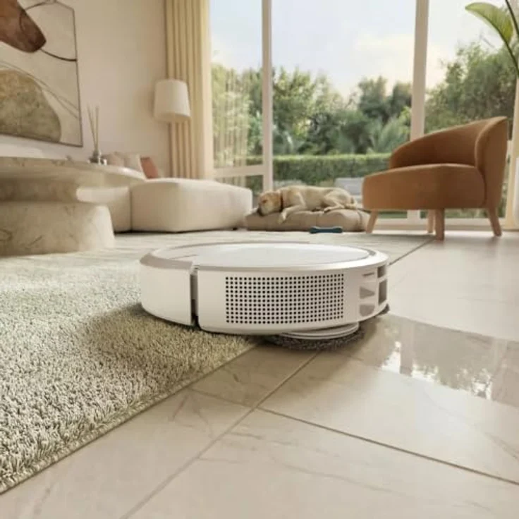 iRobot Roomba Combo Plus 575, Roboter Staubsauger mit 25.000 Pa Saugleistung, Wischfunktion und selbstreinigender Station, Weiß – Bild 7