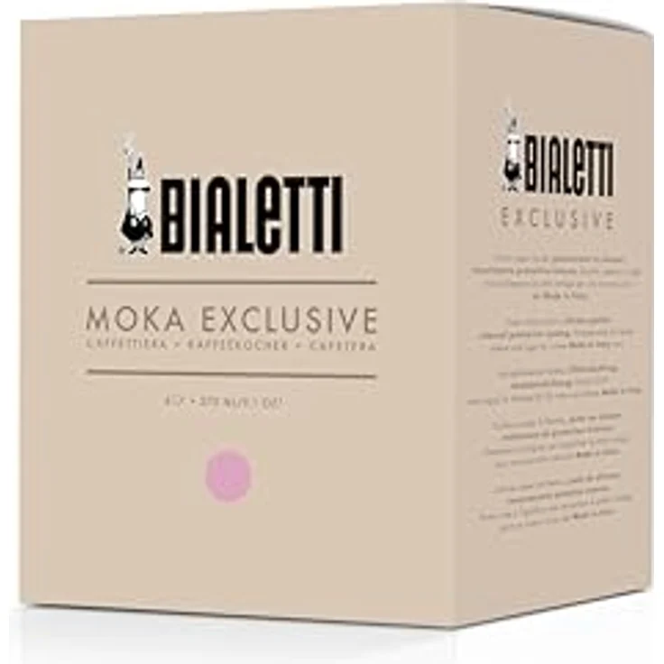 Bialetti Moka Exclusive, Espressokocher aus Aluminium, Pink – Bild 2