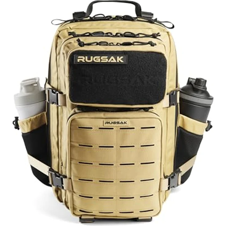RUGSAK Alpha Go 25L Rucksack Desert Sand – Wasserabweisend, 18-Zoll Laptopfach, Ergonomisch, Alltag, Reise & Outdoor – Bild 1
