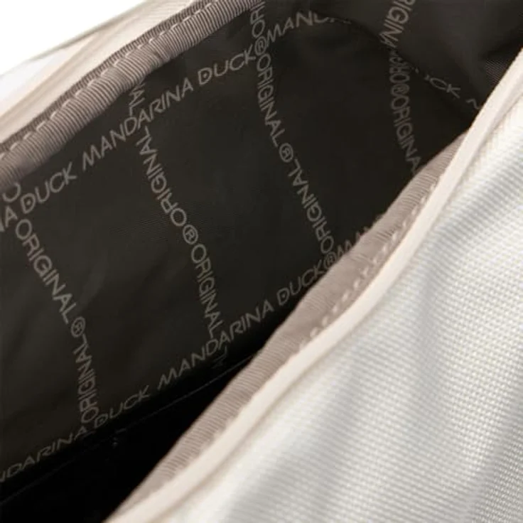 Mandarina Duck MD20 Schultertasche, 30 cm, weiss, 100% Polyester – Bild 3
