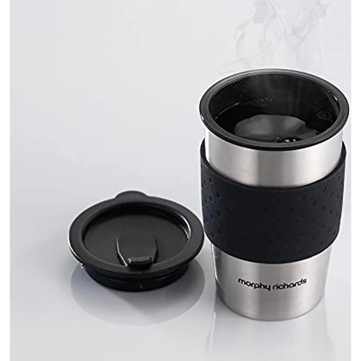 Morphy Richards 162740 Schwarz und gebürsteter Edelstahl Coffee-to-Go Filterkaffeemaschine Kaffeemaschine, 300 ml – Bild 6