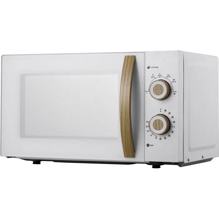 Hanseatic Mikrowelle SMH207WSH-P, 20 l, mit Auftaufunktion und 6 Leistungsstufen, weiß