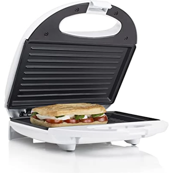 Tristar Sandwichmaker SA-3050, Kontaktgrill mit Kontrollleuchte, 0,7m Kabellänge, 750 Watt, 22x13cm Grillfläche, antihaftbeschichtet – Bild 7