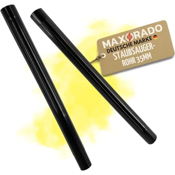 Maxorado Staubsaugerrohr Nassauger 35mm, 2x 50cm Verlängerungsrohr aus Kunststoff, kompatibel mit Kärcher WD2-WD6