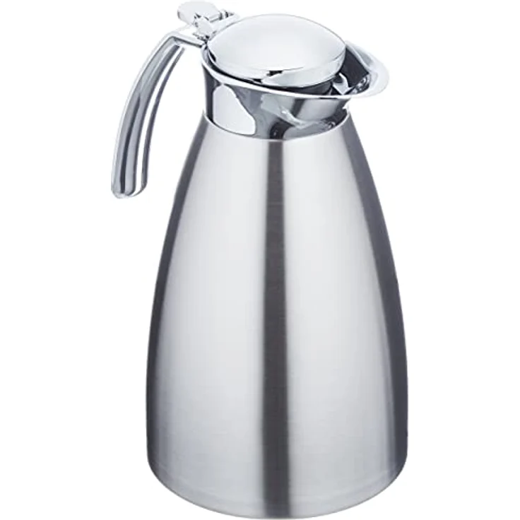 alfi 3527.205.100 Isolierkanne Gusto TT, Edelstahl mattiert 1,0 l, doppelwandiger Edelstahl, Spülmaschinenfest, 12 Stunden heiß, 24 Stunden kalt – Bild 4