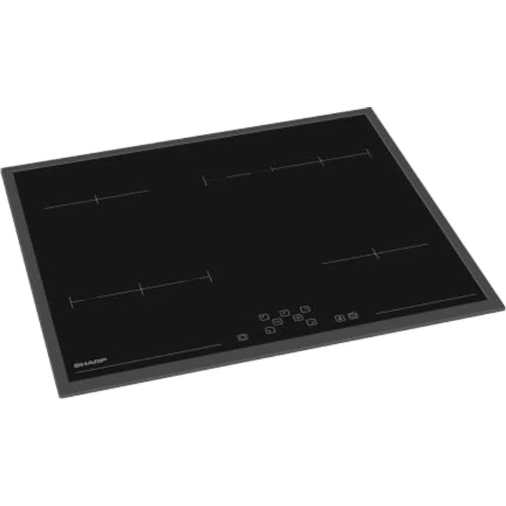 Sharp Induktions-Kochfeld KH-6V09FTMI-DE, 4 Kochzonen, Power-Boost-Funktion, Schwarz – Bild 2