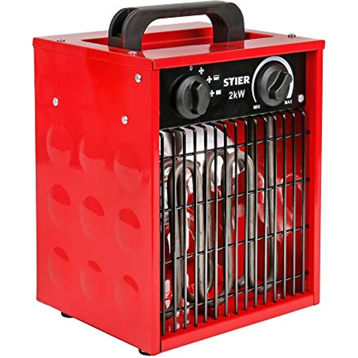 STIER Basic Heizlüfter 2,0 kW 150 m³/h, sehr klein, Heizstrahler, Heizgebläse, – Bild 4