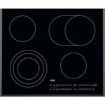 AEG HRB64470FB Autarkes Kochfeld/Strahlenbeheizt/Slider-Bedienung / 60 cm/Facetten-Design / 4 Kochzonen/Bräterzone/Kindersicherung