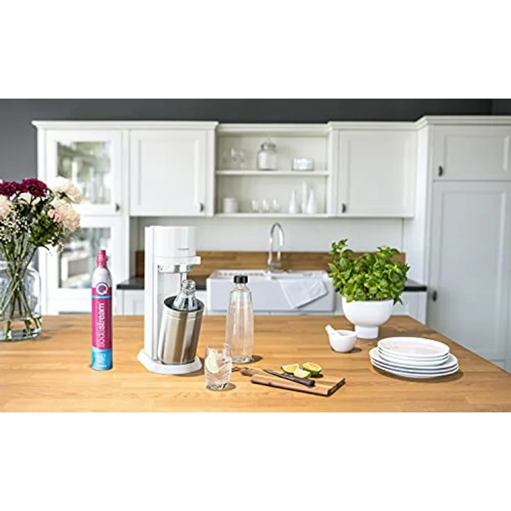 Sodastream Glaskaraffe für Duo-Sprudelwasserbereiter, klare, spülmaschinenfeste Glasflasche, 1 l – Bild 2