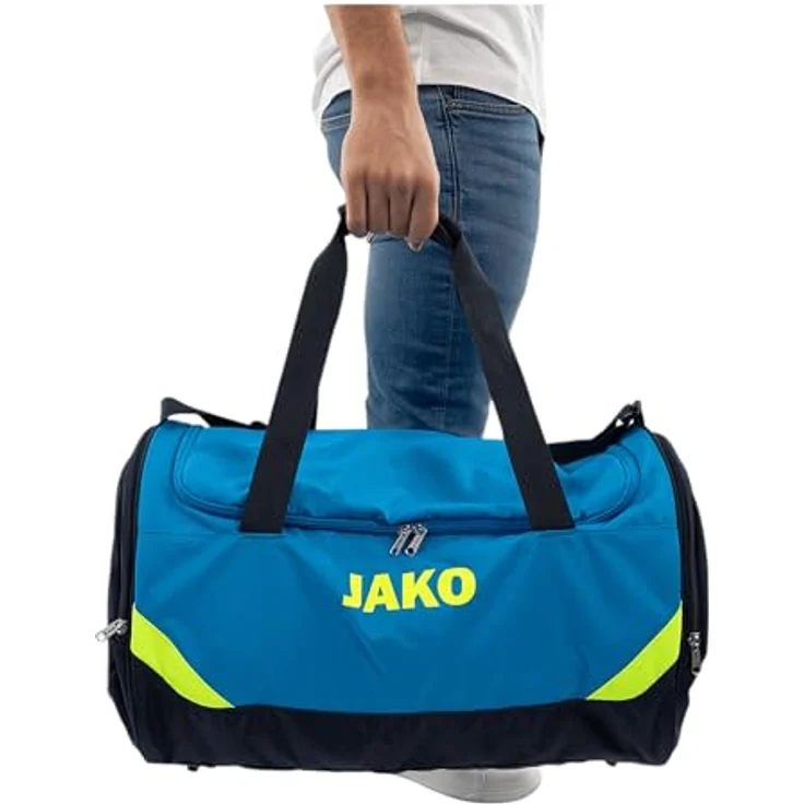 JAKO Unisex Sporttasche Iconic, praktische Reise- & Sporttasche in Schwarz – Bild 6