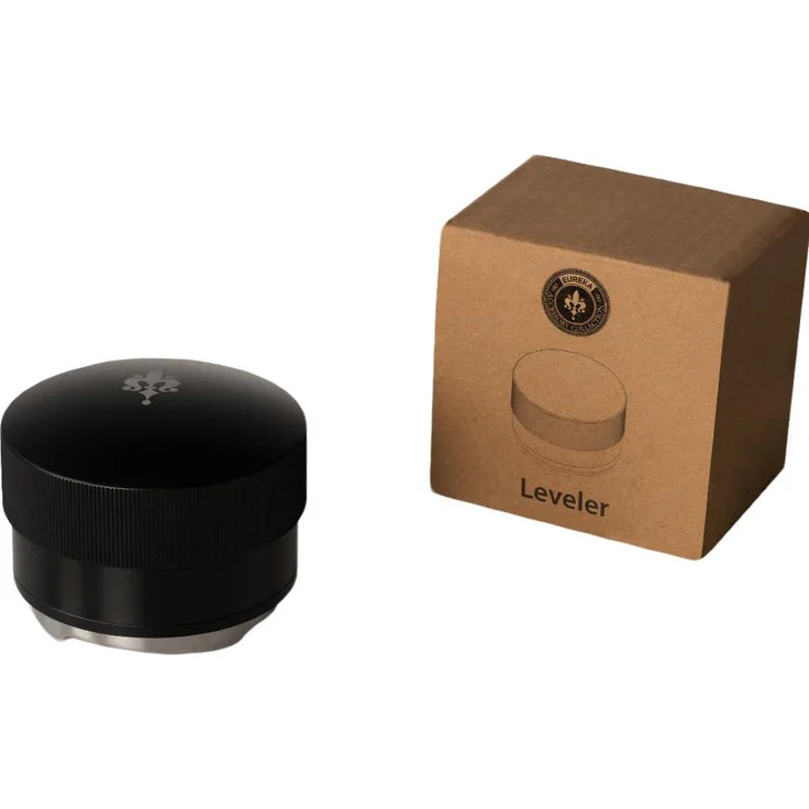 Eureka Leveler 58, Zubehör für Kaffeemaschinen mit 58,3 mm Durchmesser, schwarz