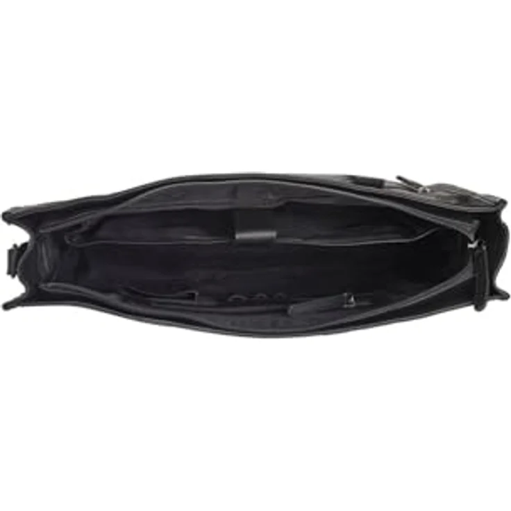 The Chesterfield Brand Adana Shopper Tasche, 100% Leder mit Laptopfach, 40 cm, schwarz – Bild 4