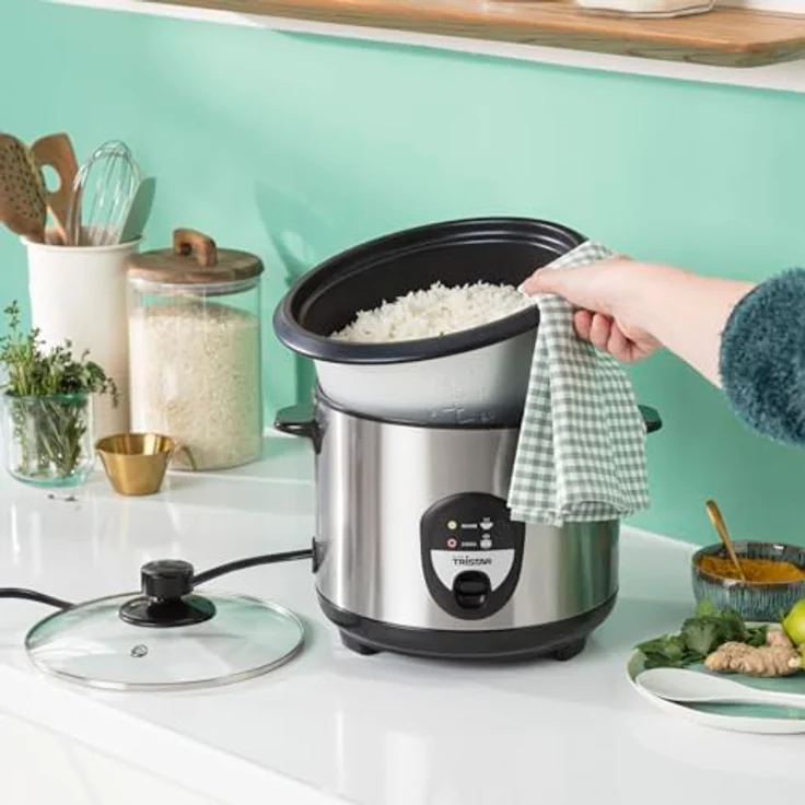 Tristar RK-6127 Reiskocher, 1,5 Liter Fassungsvermögen, Warmhaltefunktion, 500 Watt – Bild 2