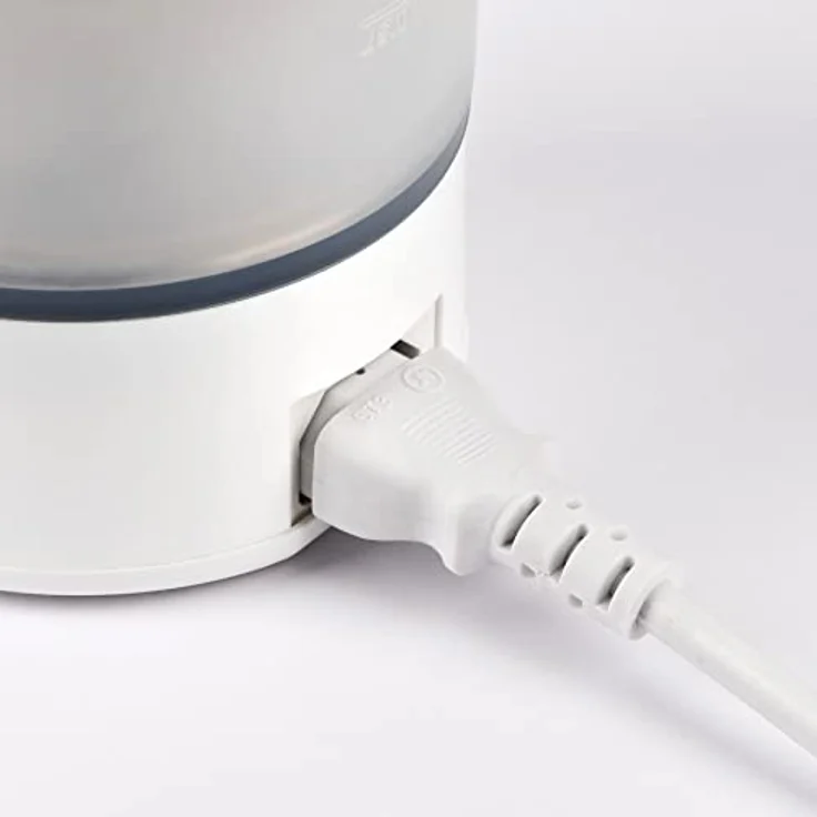 Girmi BL03 Zusammenklappbarer Reise-Wasserkocher, Silikonkrug, 0,6 Liter Fassungsvermögen, 600 W, Platzsparend, BPA-frei, Automatische Abschaltung, Abnehmbares Kabel – Bild 3