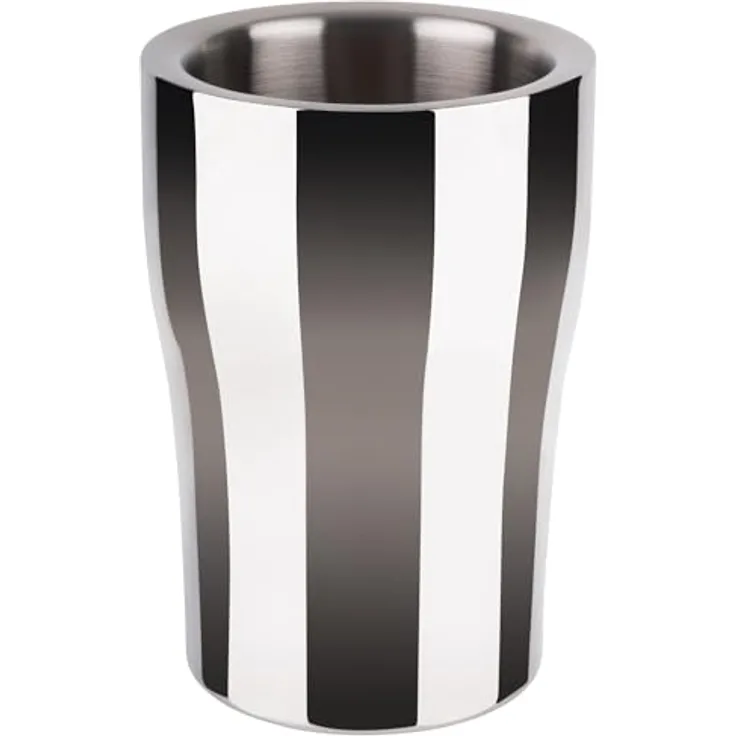 APS 36129 Flaschenkühler, doppelwandig, 18/8 Edelstahl, luxuriöser Edelstahl-Look, silber
