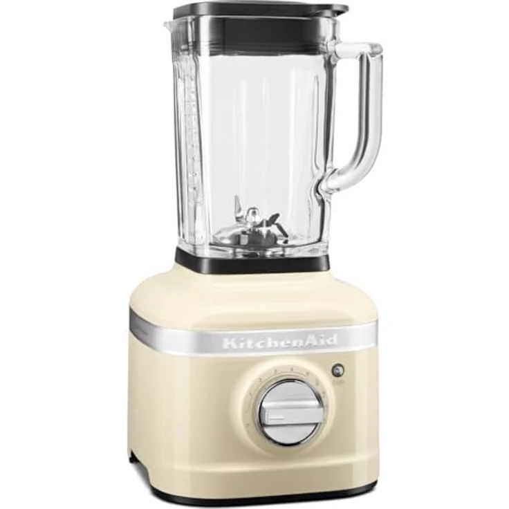 KitchenAid Artisan 5KSB4026EAC Standmixer mit IntelliSpeed, 1200W, 1,4L Glasbehälter, crème, Serie: 5KSB4026 – Bild 2