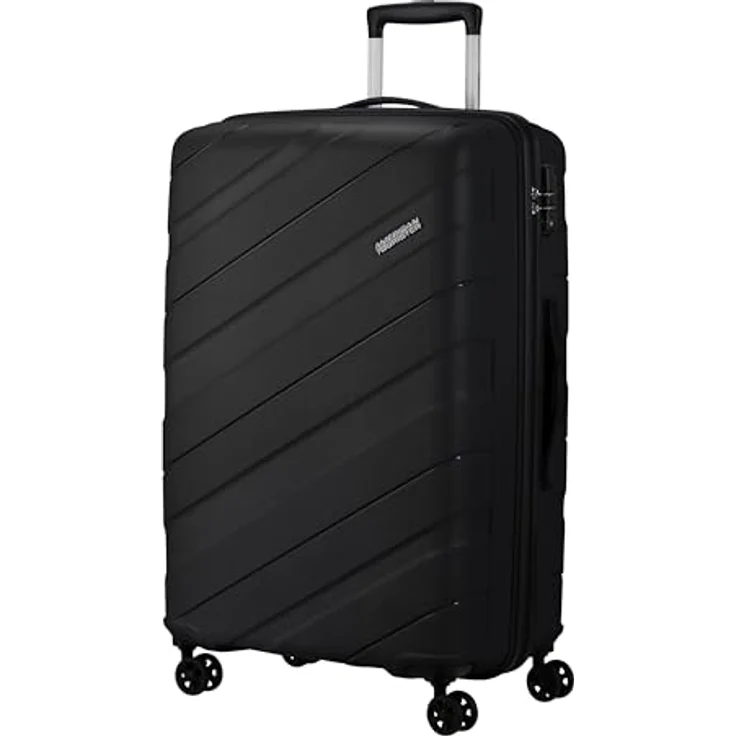 American Tourister Jetdriver 3.0, Großer Spinner Koffer 77cm (100L, 3,70 kg) in Schwarz für zweiwöchige Reisen – Bild 2