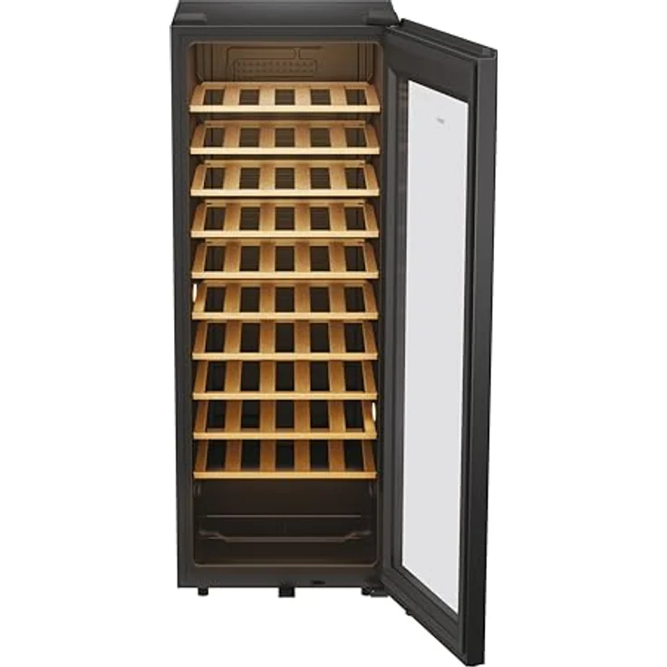 Haier HWS58GGH1 Weinklimaschrank 50 SERIE 3, max. 58 Flaschen, WiFi & hOn-App, UV-Glastür, 10 Holzablagen, LED-Beleuchtung – Bild 5