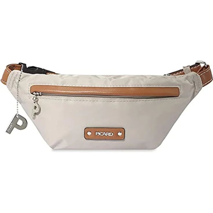 Picard Gürteltasche, stilvolles Reise-Accessoire aus matt schimmerndem Nylon mit Lederoptik-Applikationen und metallischen Details – Bild 1