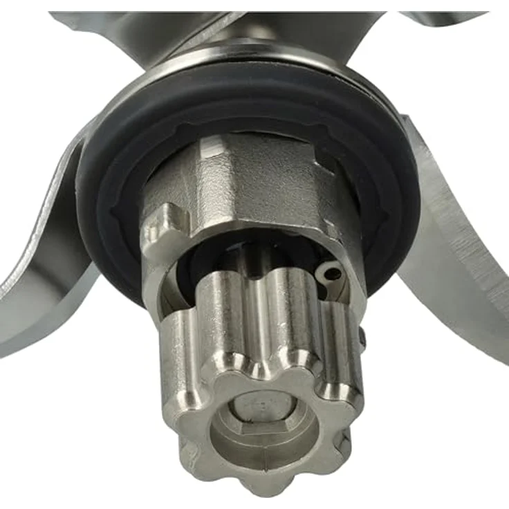 vhbw Mixmesser für Silvercrest SKMK1200C3-28, Edelstahl, 4 Klingen, spülmaschinenfest, 82 mm hoch, silber – Bild 5