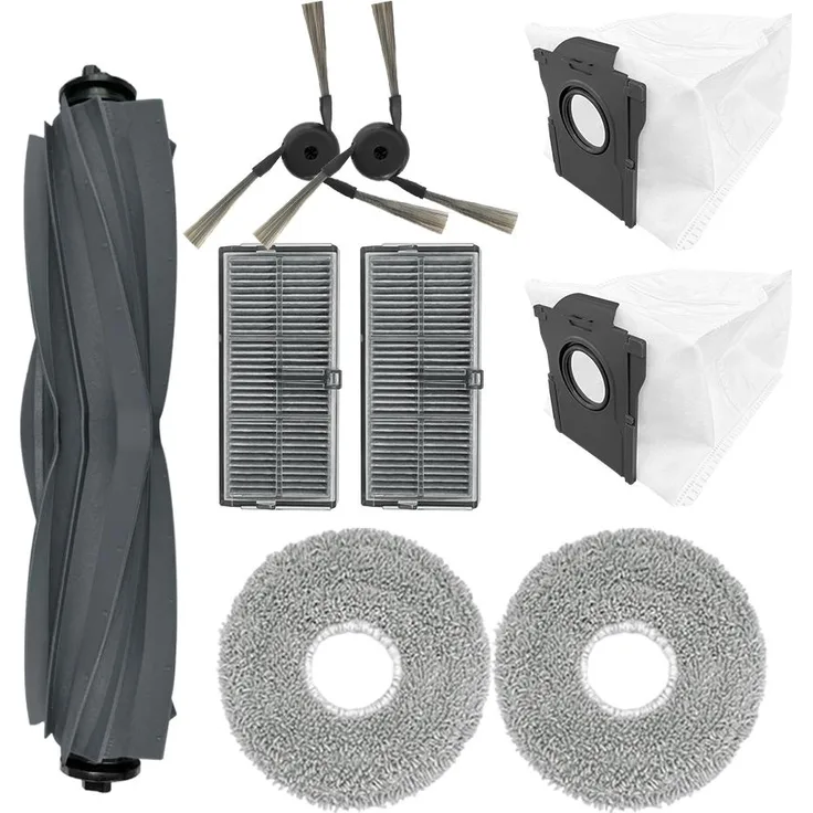 T6 Power Zubehörsatz für Dreame X40 Ultra, X40 Ultra Complete, Mova P50 Pro Ultra, Mova P10 Pro Ultra - Ersatzteile für effektive Schmutzfiltration und Wartung, inkl. HEPA-Filter und Mopps