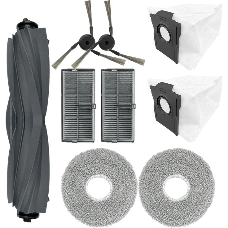 T6 Power Zubehörsatz für Dreame X40 Ultra, X40 Ultra Complete, Mova P50 Pro Ultra, Mova P10 Pro Ultra - Ersatzteile für effektive Schmutzfiltration und Wartung, inkl. HEPA-Filter und Mopps
