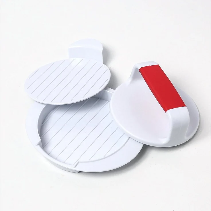 GAUMENKICK Burgerpresse Pattypresse aus Kunststoff, inklusive Pattyheber, 12 cm Durchmesser, spülmaschinengeeignet