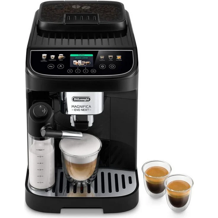 De'Longhi Kaffeevollautomat ECAM 310.60.B Magnifica EVO Next Kaffeevollautomat mit OneTouch-Funktion und LatteCrema Hot Technologie, schwarz – Bild 1