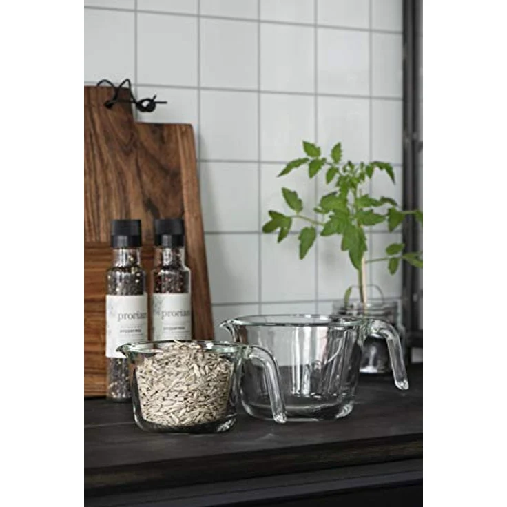 IB Laursen - Rührschüssel mit Henkel (klein) aus Klar Glas - 13 x 9 x 19 cm – Bild 2