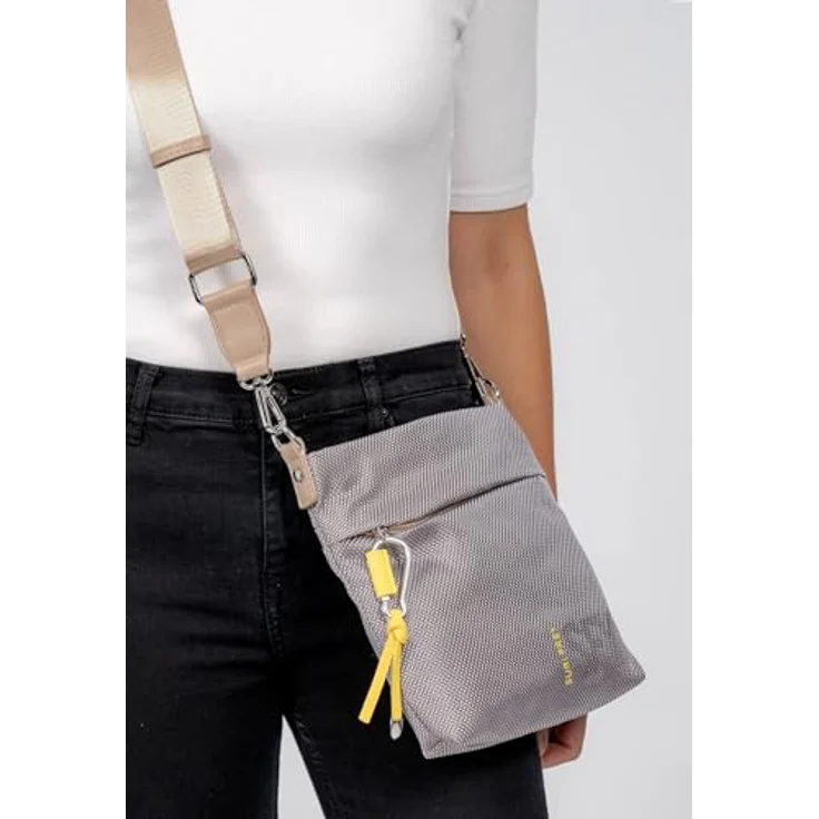 SURI FREY Umhängetasche SFY SURI Sports Marry, für Damen aus Nylon, mit Anhänger, in edler Nylon-Optik, PETA-Approved Vegan – Bild 3