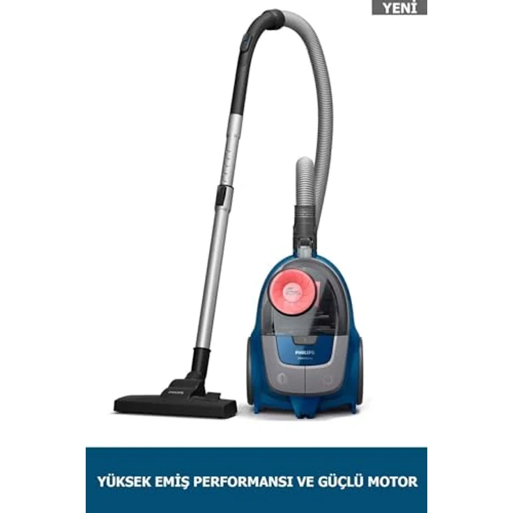 Versuni Philips 8710103925286, Staubsauger Sin Bolsa 2000 Series 2123, 850 W, 1 Liter, 44 Dezibel, Mehrfarbig – Bild 2