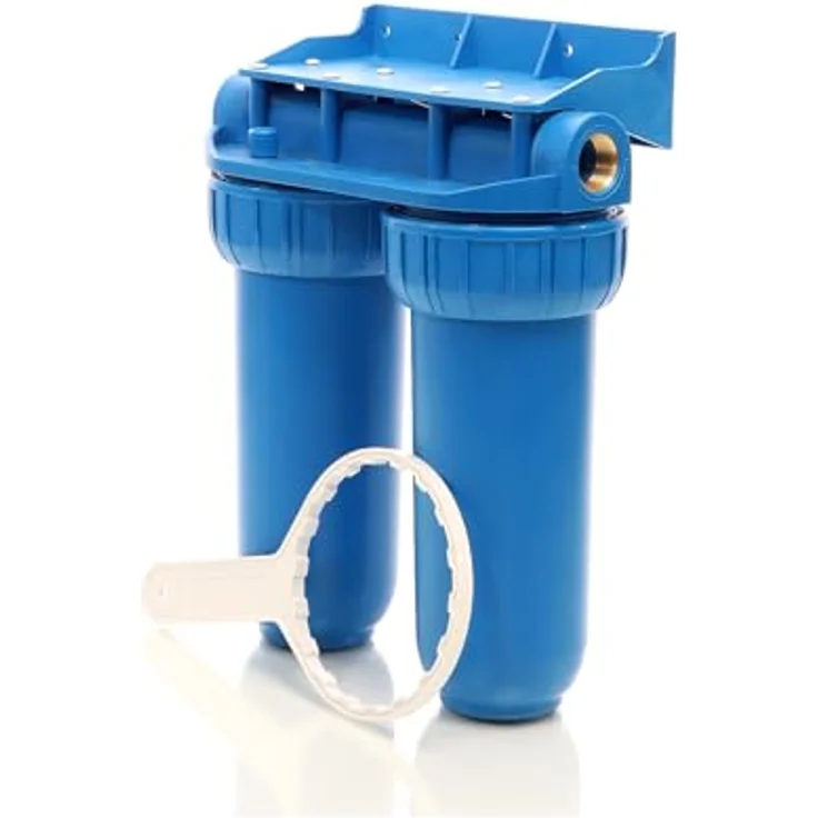 Naturewater NW-BR10B2 Doppelfilter 26,16 mm 3-4' PP Kartusche Aktivkohleblock Schraubenschlüssel – Bild 10