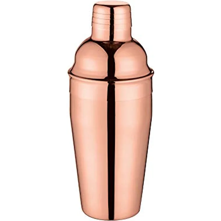 Cilio KP0000200393 Cocktailshaker, 18/8 Edelstahl, 500 milliliters, Metallic