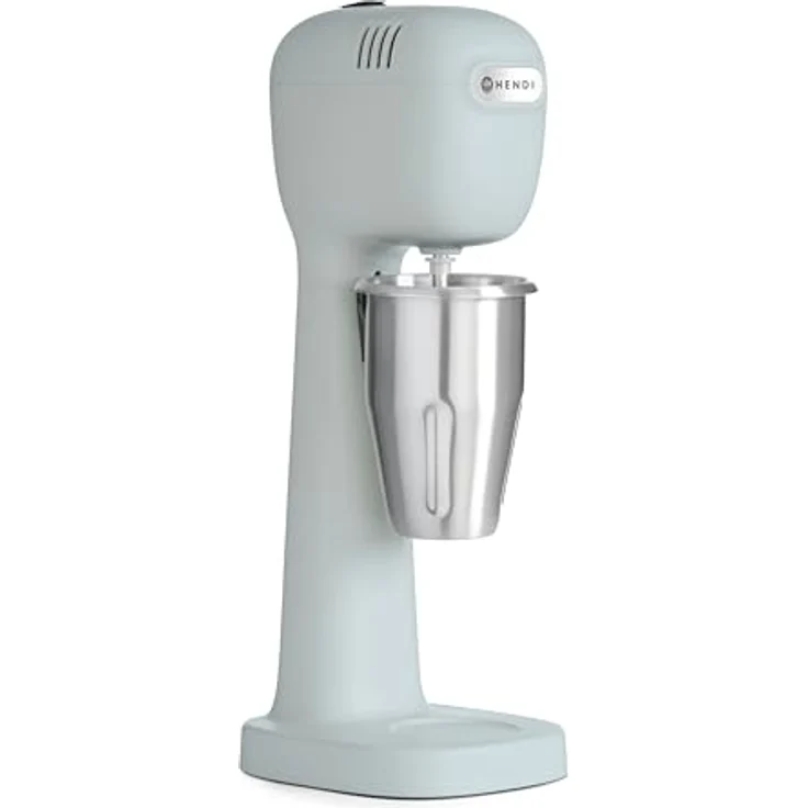 HENDI Milkshake Mixer Design by Bronwasser, BPA-frei, 230V/400W, blau, Edelstahl-Rührbecher 0,5L, zwei Drehzahlen – Bild 1