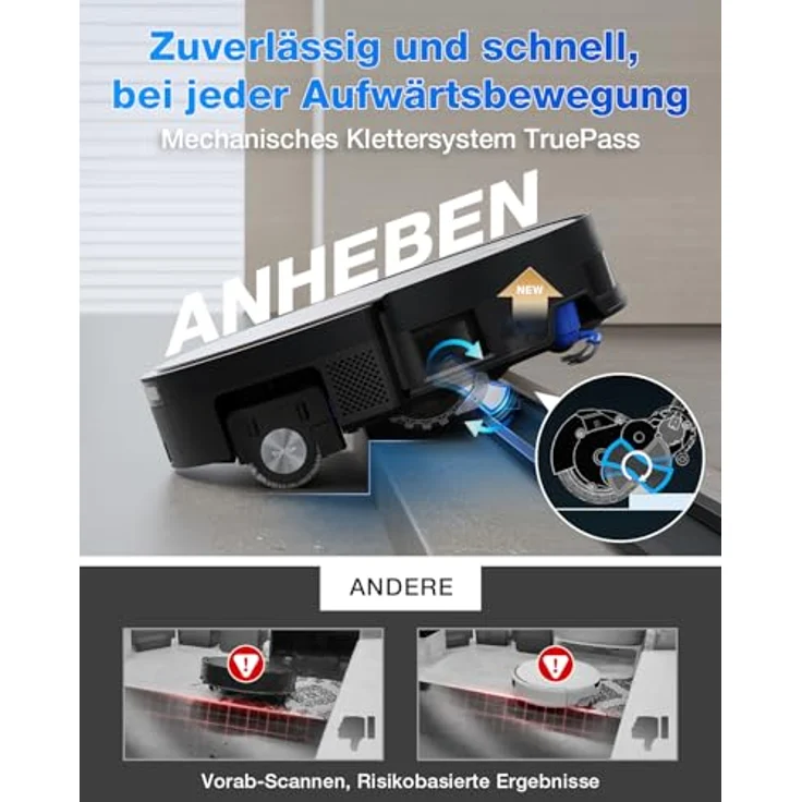 ECOVACS DEEBOT X11 PRO Omni, Saugroboter mit Wischfunktion, 19.500 Pa, 10-in-1-Station, AI Stain Detection, TruePass-Klettersystem, Heißlufttrocknung, Agent YIKO – Bild 6