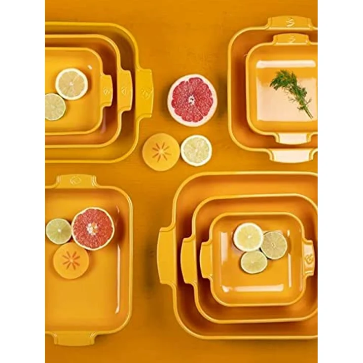 Auflaufform APPOLIA quadratisch 28 x 28 cm safrangelb – Bild 8