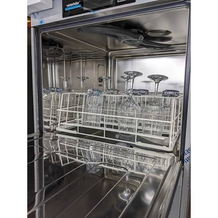 Morleos Spülkorb Drahtgitterkorb 500x500 mm, 4 Reihen für Gläser, Tassen und Biergläser, rostgeschützt, geeignet für Gastronomie-Spülmaschinen – Bild 4