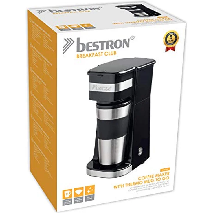Kaffeemaschine, Edelstahlbecher, Permanentfilter – Bild 11
