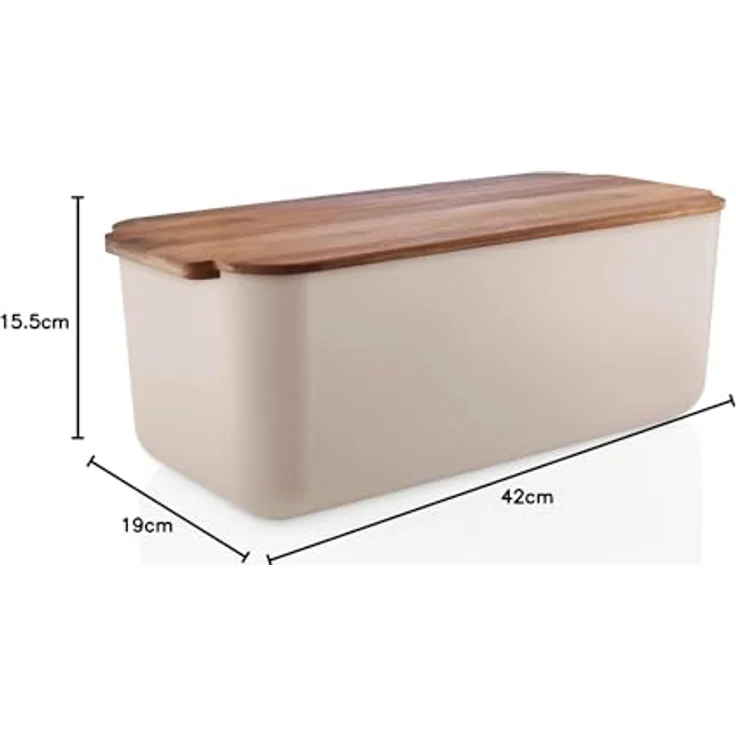 EVA SOLO | Brotkasten | Ansprechende Aufbewahrung zur Frischhaltung von Brot | Dänisches Design | Sand – Bild 5