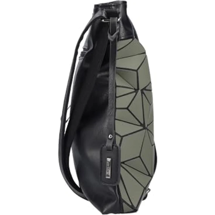 Rieker Umhängetasche, Handtasche Damen, mehrfarbig in khaki/black mit 2 Hauptfächern und verstellbarem Schulterriemen – Bild 4