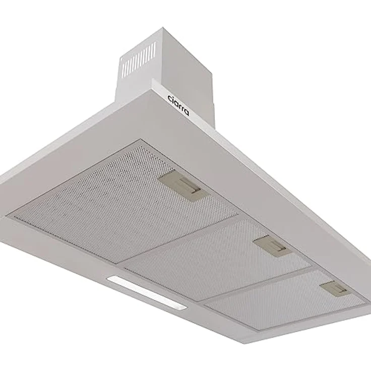 CIARRA Dunstabzugshaube Silber 90 cm Pyramide Typ aus Edelstahl CAS9201A – Bild 4