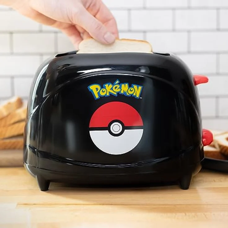 Uncanny Brands Pokémon Toaster, Toaster mit Pokémon-Motiv und 2 Röststufen – Bild 2