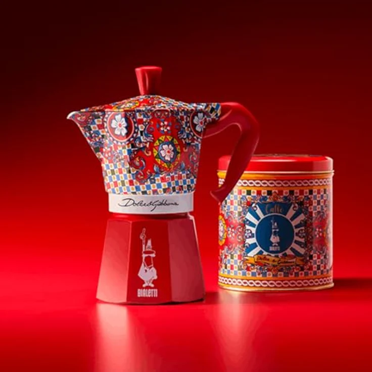 BIALETTI Espressokocher Bialetti Moka Express D&G, Aluminium für 6 Tassen, silberfarben, induktionsgeeignet – Bild 6