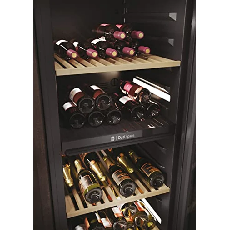 Haier WINEBANK 60 SERIE 7 HWS236GDEH1 Weinkühlschrank / 236 Flaschen / 190 cm Höhe/Wi-Fi/Dual Zone/Natürliches Luftstromsystem/UV-undurchlässige Glastür, Schwarz - Preisvergleich – Bild 4