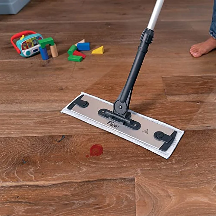 Moppy PTEU0281 Polti Dampfbodenwischer ohne Kabel, Cordless für Hartböden und vertikale waschbare Flächen, entfernt und vernichtet 99,9% der Viren, Keime und Bakterien, 0.7 L, 1500 W, weiß – Bild 5